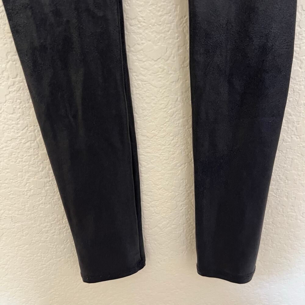 Spanx Faux Leather Leggings Black High Rise Shaping Slimming XS Women Pants - Picture 13 of 15